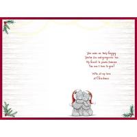 Beautiful Girlfriend Bears Kissing Me to You Bear Christmas Card Extra Image 1 Preview